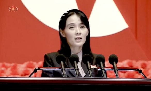 북한 김여정 노동당 총무부장. @ 조선중앙TV 갈무리