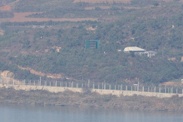 북한 측의 대남 확성기 전경. /연합뉴스