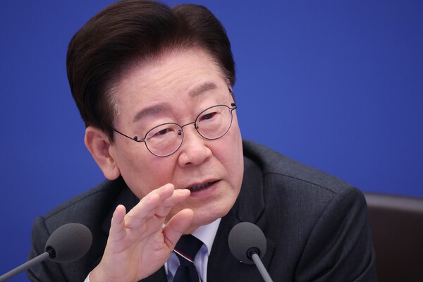 이재명 대통령이 6일 청와대에서 열린 국무회의에서 발언하고 있다.@연합뉴스