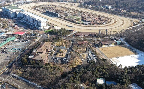 마사회 소유의 경마장(렛츠런파크, 115만㎡) 부지 모습.@연합뉴스
