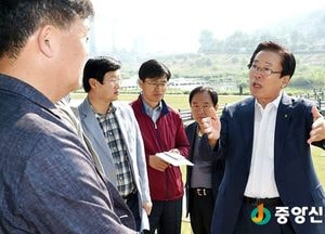 조억동 광주시장, 쾌적한 공원 환경 제공을 위한 현장 점검