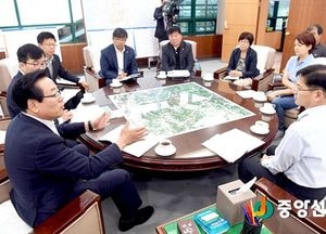 <광주>한강유역환경청 찾아 ‘지역현안사항’ 건의