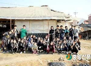 용문고 학생회, 사랑의 연탄 봉사활동 펼쳐