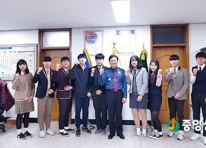 여주署, 학교폭력 예방 모범 청소년 포상