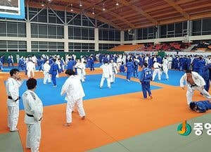 양평군, 유도 동계전지훈련 열기로 한파 몰아내