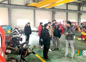 강원대 대학원생, 양평군 농업기술센터 농업기계 임대사업소 현장 견학