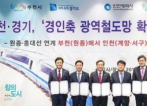 ‘경인축 광역철도망 확충’ 업무 협약