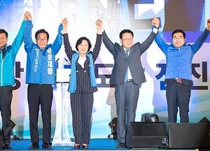 민주당 ‘원팀’ 선대위 구성… ‘캡틴’ 이재명과 승리탈환 나선다