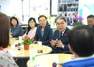 이재정 예비후보, 장애인 야학협의회 경기도대표단과 면담