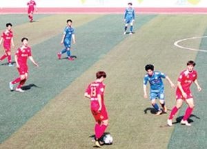 여주세종축구단, FC의정부 13대0 격파 ‘돌풍’