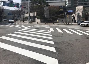 성남시, 교통사고예방 대각선 횡단보도 추가설치