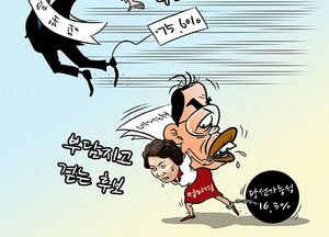 [김진호 만평]수원시장선거...