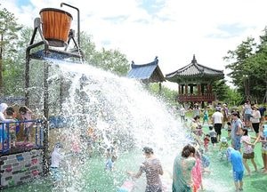 수원시, 근린공원 물놀이 시설 개장