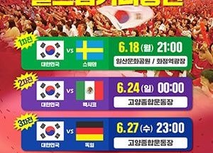고양시민들 “태극전사에 뜨거운 승기를”