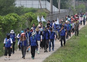 ‘2018 통일 걷기’ 파주에서 출발