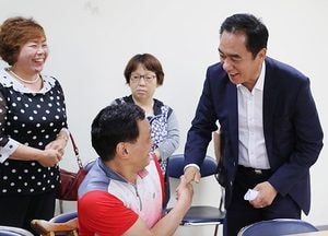 정장선 평택시장 장애인단체 방문