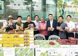 LG전자 평택공장서 농특산물 직거래장터 개장