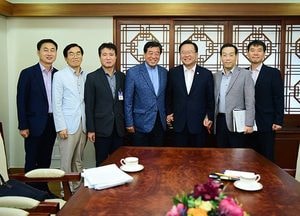 안산시장, 행안부 장관과 현안사안 논의