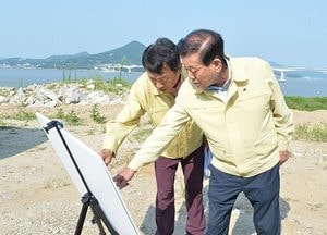 유천호 강화군수, 주요 도로건설 사업장 방문