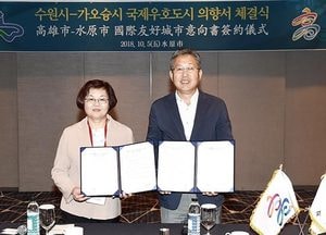 수원시, 대만 가오슝시와 협력·발전 교류 확대