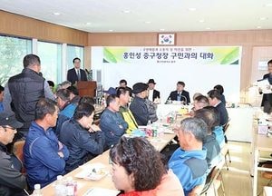 홍인성 중구청장, 무의도 내 민생 꼼꼼히 살펴