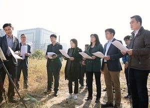 화성시의회 기획행정위원회, 병점복합타운 공영주차장 조성사업 부지 현장방문