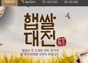 “경기사이버장터서 햅쌀 구입하세요”