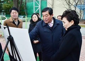 윤화섭 안산시장, 백운공원 재조성 방안 건의