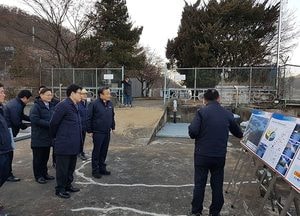 [포토]조명래 환경부장관, 팔당 상수원 현장 확인