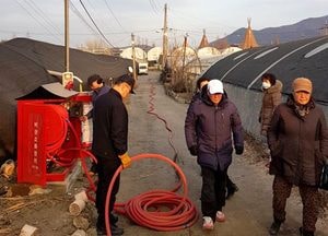 과천소방서 꿀벌마을 화재예방 설치