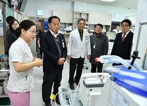 정동균 군수, 새단장 양평병원 응급실 방문...응급의료종사자 격려·의견 청취