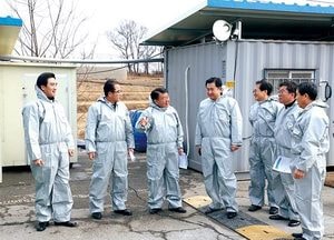 평택시의회, 구제역 초소 격려 방문