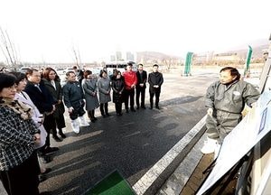 광주시의회 구제역 거점소독시설 방문