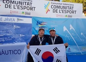 경기도일자리재단 박범준, 국제요트대회 금메달 수상