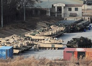[포토]전차 정비하는 주한미군