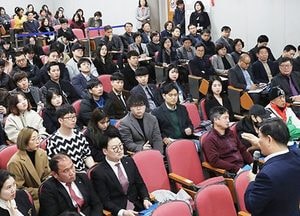 박승원 광명시장, '청년들과 토크'...120명 참석 열띤 토론