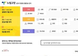고양시 ‘누릴고양’ 사이트 오픈…“맞춤정보 다 있네", 187개 정책 3개 카테고리 세분화