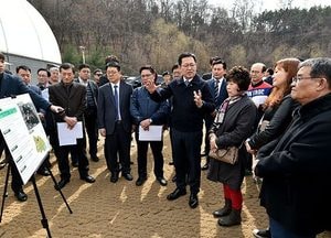 박남춘 인천시장, 미추홀구 방문…현안사항 점검