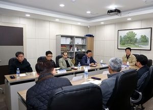 김광철 연천군수, 백학산단 기업인과의 간담회…기업인들 애로사항 청취