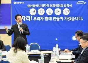 인천시, 시민과 함께하는‘일자리 분과위원회’ 발족…5개 분과委 52명 위원 선정