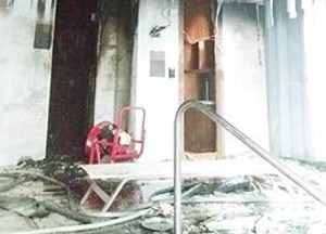 인천 영종도 파라다이스호텔 화재, 건식 사우나서 발화 추정