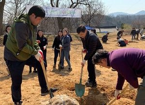 한강청, 남양주 조안면서 식목일 행사‧‧‧산벚나무·이팝나무 등 1241본 식재