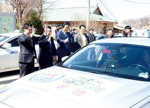 파주시, 교통 낙후지역 천원택시 운행 시작