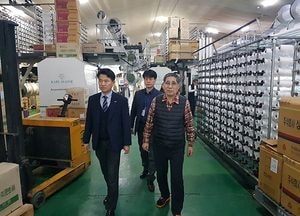 이계삼 포천부시장, 섬유기업 현장방문…애로사항 청취·지원 방안 모색