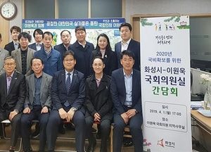 화성시, 지역 국회의원과 2020년 국비 확보 릴레이 간담회 개최