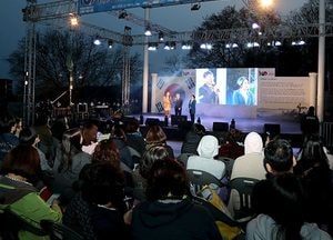 중구, 벚꽃과 함께한 임정 수립 100주년 기념식…자유공원, 대표 벚꽃축제로 인기