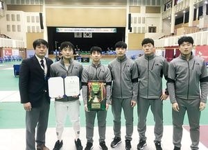 광주시청 펜싱팀, 전국 선수권 대회서 1·3위 차지