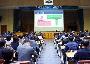 미추홀구, 학교시설 개방 사업 설명회 개최…50개교 교장 등 140여명 참석