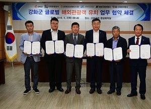 강화군-인천관광공사, 해외관광객 2만 유치 협약