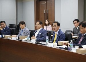정장선 평택시장, 지역 도의원과 정책간담회 가져